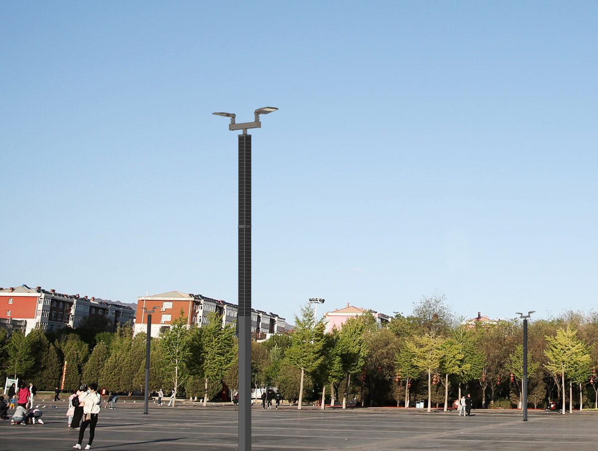 Ispl - Al cas de projet de poteaux solaires photovoltaïques verticaux